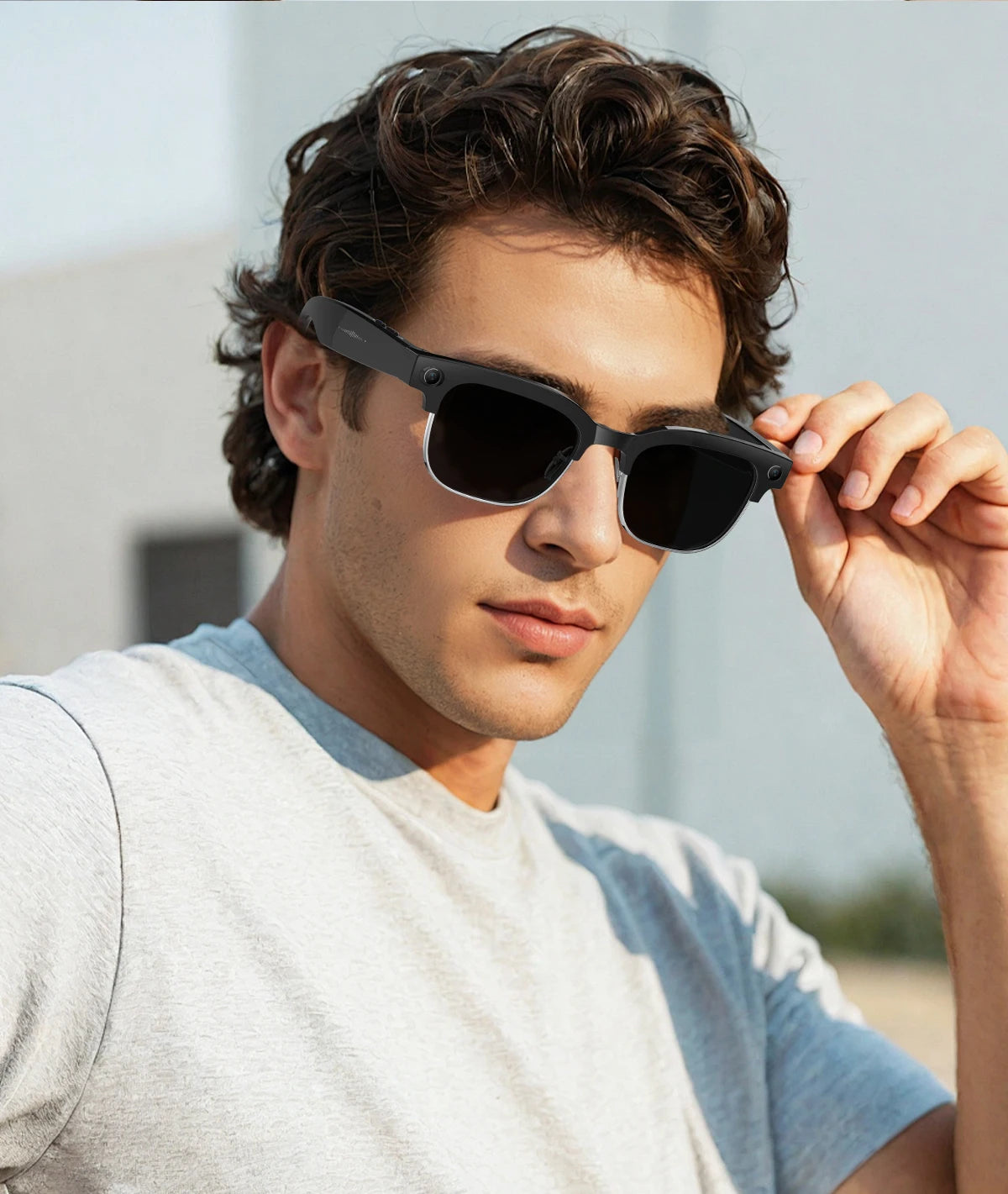 AI Vision Pro Smart Glasses with 8MP Camera